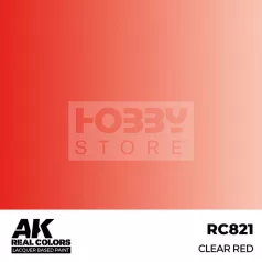 AK-Interactive Real Color - makett festék - Clear Red RC821