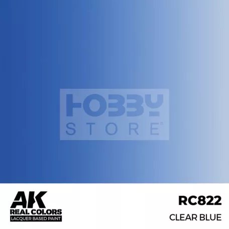 AK-Interactive Real Color - makett festék - Clear Blue RC822