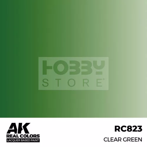 AK-Interactive Real Color - makett festék - Clear Green RC823