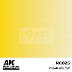   AK-Interactive Real Color - makett festék - Clear Yellow RC825