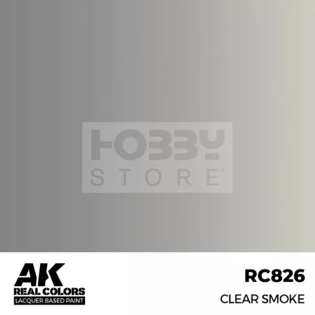 AK-Interactive Real Color - makett festék - Clear Smoke RC826