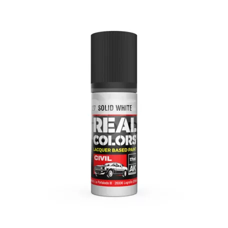AK-Interactive Real Color - makett festék - Solid White RC827