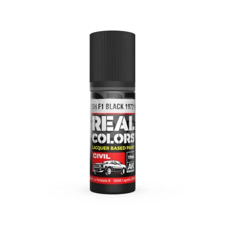 AK-Interactive Real Color - makett festék - British F1 Black 1972-1986 RC828
