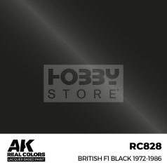   AK-Interactive Real Color - makett festék - British F1 Black 1972-1986 RC828