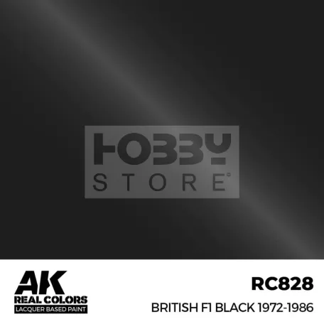 AK-Interactive Real Color - makett festék - British F1 Black 1972-1986 RC828