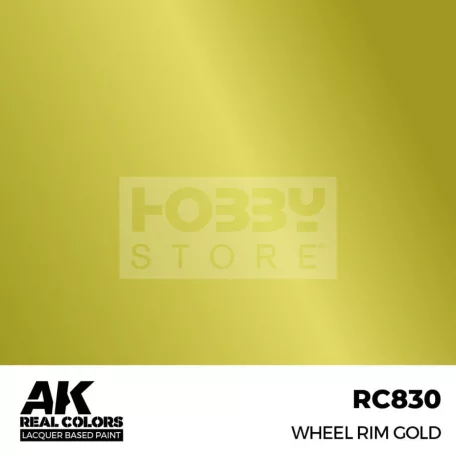 AK-Interactive Real Color - makett festék - Wheel Rim Gold RC830