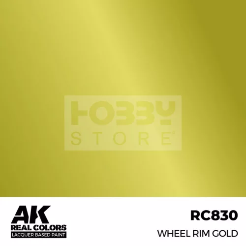 AK-Interactive Real Color - makett festék - Wheel Rim Gold RC830