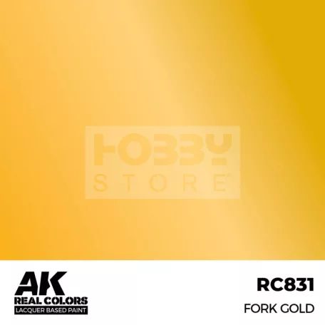 AK-Interactive Real Color - makett festék - Fork Gold RC831