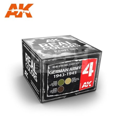 AK Interactive - REAL COLORS GERMAN ARMY 1943-1945 SET - festékszett RCS004