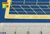 Aber Models Railing 3 bar, horizontal - 3 soros hajókorlát, vízszintes