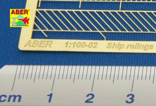 Aber Models Ships railing -vertical bars - hajókorlát