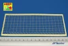 Aber Models Railing 3 bar, horizontal - 3 soros hajókorlát, vízszintes