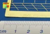 Aber Models Railing 3 bar, horizontal - 3 soros hajókorlát, vízszintes