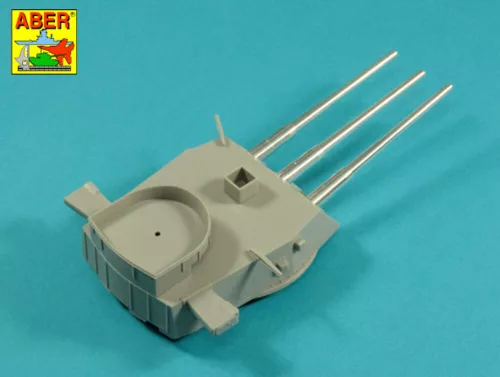Aber Models Main Armament for US battleship Iova or Missouri 406mm x9, 127mm x20 - Iowa/Missouri csatahajó – főfegyverzet: 9×406 mm-es és 20×127 mm-es lövegcső