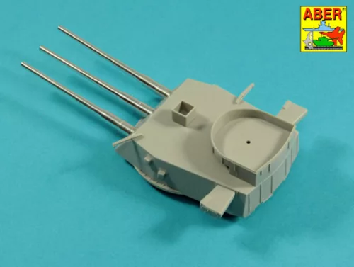 Aber Models Main Armament for US battleship Iova or Missouri 406mm x9, 127mm x20 - Iowa/Missouri csatahajó – főfegyverzet: 9×406 mm-es és 20×127 mm-es lövegcső