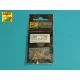 Aber Models Set of 20 pcs 40 mm Bofors Mk.1 barrels for US Navy ships - amerikai hadihajók – 20 db 40 mm-es Bofors Mk.1 lövegcső