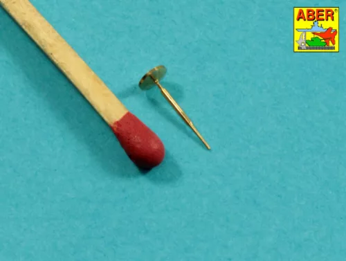 Aber Models Set of 20 pcs 40 mm Bofors Mk.1 barrels for US Navy ships - amerikai hadihajók – 20 db 40 mm-es Bofors Mk.1 lövegcső