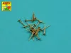 Aber Models Set of 20 pcs 20 mm L/70 Oerlikon Mk.10 barrels for US Navy ships - amerikai hadihajók – 20 db 20 mm-es L/70 Oerlikon Mk.10 gépágyúcső