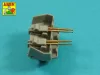 Aber Models Set of 20 pcs 20 mm L/70 Oerlikon Mk.10 barrels for US Navy ships - amerikai hadihajók – 20 db 20 mm-es L/70 Oerlikon Mk.10 gépágyúcső