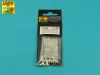 Aber Models Main Armament for German battleship Scharnhorst: 280mm x 9; 150mm x 12; 105mm x 14 - Scharnhorst csatahajó – főfegyverzet: 9×280 mm, 12×150 mm és 14×105 mm lövegcső