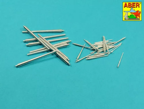Aber Models Main Armament for German battleship Scharnhorst: 280mm x 9; 150mm x 12; 105mm x 14 - Scharnhorst csatahajó – főfegyverzet: 9×280 mm, 12×150 mm és 14×105 mm lövegcső