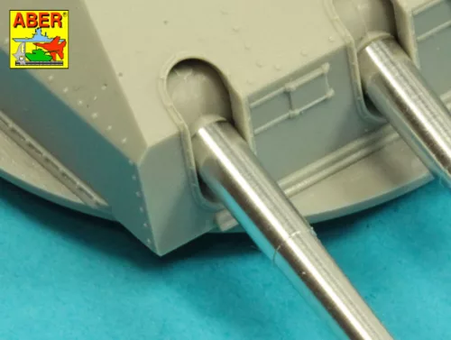 Aber Models Main Armament for German battleship Scharnhorst: 280mm x 9; 150mm x 12; 105mm x 14 - Scharnhorst csatahajó – főfegyverzet: 9×280 mm, 12×150 mm és 14×105 mm lövegcső