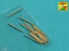 Aber Models Set of 16 pcs 37 mm L/83 barrels SK C/30 for German ships - német hajók – 16 db 37 mm-es L/83 SK C/30 lövegcső
