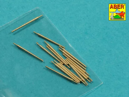 Aber Models Set of 16 pcs 37 mm L/83 barrels SK C/30 for German ships - német hajók – 16 db 37 mm-es L/83 SK C/30 lövegcső
