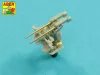Aber Models Set of 16 pcs 37 mm L/83 barrels SK C/30 for German ships - német hajók – 16 db 37 mm-es L/83 SK C/30 lövegcső