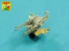 Aber Models Set of 20 pcs 20 mm L/65 barrels C/38 for German ships - német hajók – 20 db 20 mm-es L/65 C/38 lövegcső