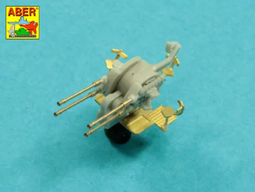 Aber Models Set of 20 pcs 20 mm L/65 barrels C/38 for German ships - német hajók – 20 db 20 mm-es L/65 C/38 lövegcső