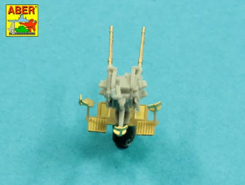 Aber Models Set of 20 pcs 20 mm L/65 barrels C/38 for German ships - német hajók – 20 db 20 mm-es L/65 C/38 lövegcső