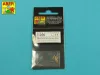 Aber Models Set of 20 pcs 20 mm L/65 barrels MG C/30 for German ships - német hajók – 20 db 20 mm-es L/65 MG C/30 lövegcső