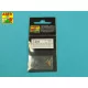 Aber Models Set of 20 pcs 20 mm L/65 barrels MG C/30 for German ships - német hajók – 20 db 20 mm-es L/65 MG C/30 lövegcső