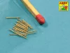 Aber Models Set of 20 pcs 20 mm L/65 barrels MG C/30 for German ships - német hajók – 20 db 20 mm-es L/65 MG C/30 lövegcső