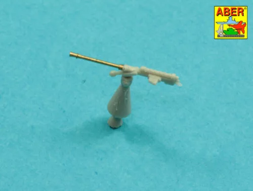 Aber Models Set of 20 pcs 20 mm L/65 barrels MG C/30 for German ships - német hajók – 20 db 20 mm-es L/65 MG C/30 lövegcső