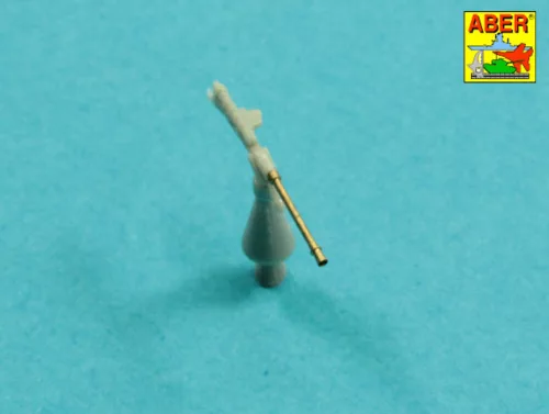 Aber Models Set of 20 pcs 20 mm L/65 barrels MG C/30 for German ships - német hajók – 20 db 20 mm-es L/65 MG C/30 lövegcső