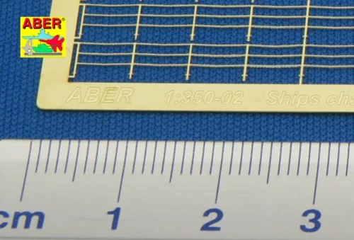 Aber Models Chain railing 3 horizontal - hajókorlát, vízszintes