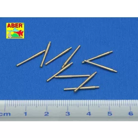   Aber Models 10 pcs 203mm barrels for Japan ships: Atago - japán hajók: Atago – 10 db 203 mm-es lövegcső