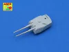 Aber Models 10 pcs 203mm barrels for Japan ships: Atago - japán hajók: Atago – 10 db 203 mm-es lövegcső