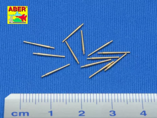Aber Models 12 pcs 127 mm long barrels for Japan ships - japán hajók – 12 db 127 mm-es hosszú lövegcső