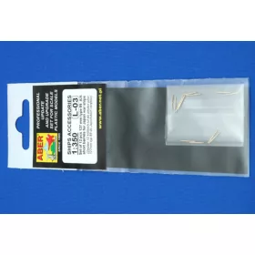   Aber Models 12 pcs 127 mm short barrels for Japan ships - japán hajók – 12 db 127 mm-es rövid lövegcső