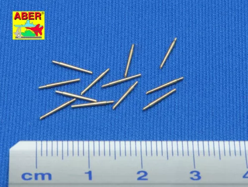 Aber Models 12 pcs 127 mm short barrels for Japan ships - japán hajók – 12 db 127 mm-es rövid lövegcső