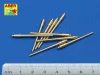 Aber Models Set of 9 pcs 406 mm barrels Missouri - készlet: 9 db 406 mm-es lövegcső Missouri