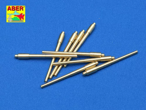 Aber Models Set of 9 pcs 406 mm barrels Missouri - készlet: 9 db 406 mm-es lövegcső Missouri