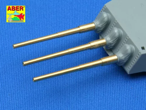 Aber Models Set of 9 pcs 406 mm barrels Missouri - készlet: 9 db 406 mm-es lövegcső Missouri