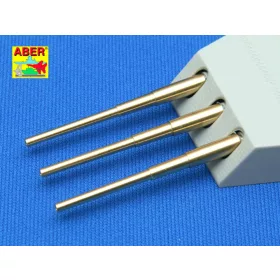  Aber Models Set of 9 pcs 406 mm long barrels North Carolina - készlet: 9 db 406 mm-es hosszú lövegcső North Carolina