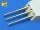 Aber Models Set of 9 pcs 406 mm long barrels North Carolina - készlet: 9 db 406 mm-es hosszú lövegcső North Carolina