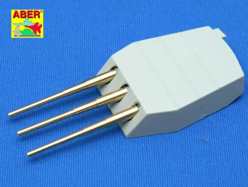 Aber Models Set of 9 pcs 406 mm long barrels North Carolina - készlet: 9 db 406 mm-es hosszú lövegcső North Carolina