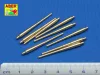 Aber Models Set of 9 pcs 406 mm long barrels North Carolina - készlet: 9 db 406 mm-es hosszú lövegcső North Carolina